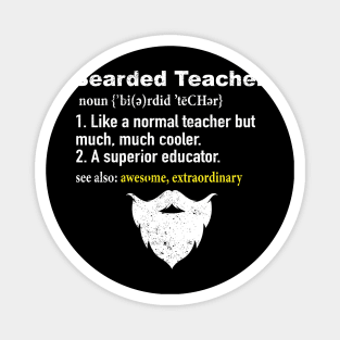 Bearded Teacher Definition Magnet